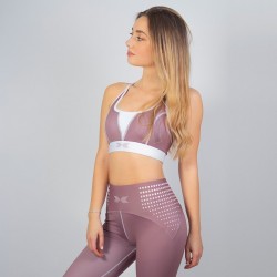 Strong & Strappy Sports Bra berry chocolate
